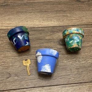 3x Mini Piper Pots